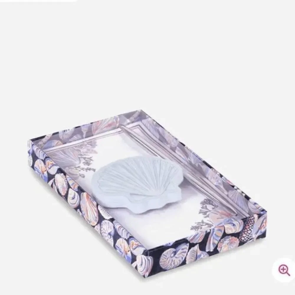 Vera Bradley Desk Notes With Pen Morning Shells NWT